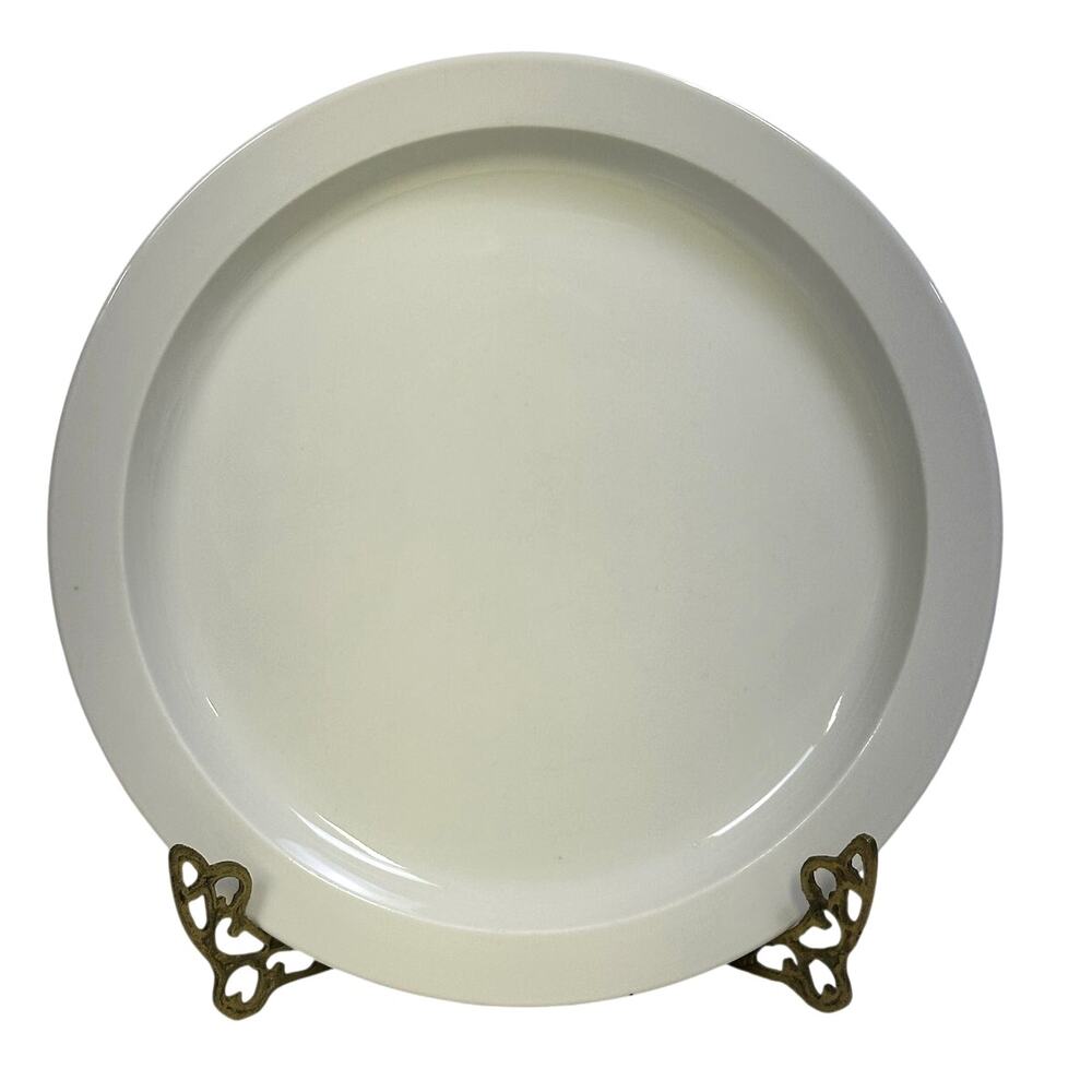 Dansk Bistro Bisserup White 1981-2002 Retired Japan 10 3/8" Dinner Plate